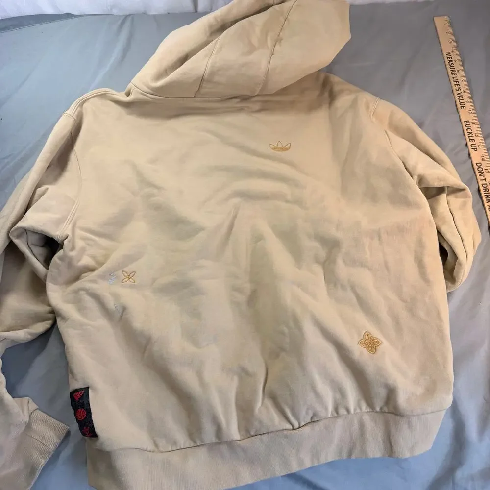 Adidas Heavy Weight Double hood hoodie Men's Large